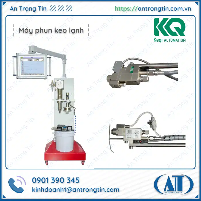 Máy phun keo lạnh KEQI chính hãng Máy phun keo lạnh KEQI