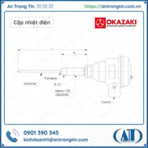 Cặp nhiệt điện Okazaki AEROPAK