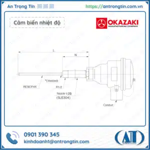 Cảm biến nhiệt độ Okazaki