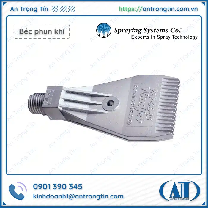 Đầu phun WindJet AA727-1/4-SS-15 (Inox) | Hàng sẵn Đầu phun WindJet AA727-1/4-SS-15 (Inox) | Hàng sẵn