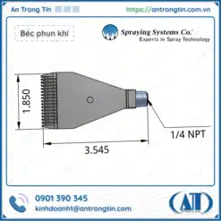 Đầu phun WindJet AA727-1/4-SS-15 (Inox) | Hàng sẵn Đầu phun WindJet AA727-1/4-SS-15 (Inox) | Hàng sẵn