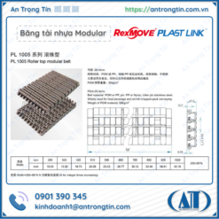 Băng tải nhựa RexMOVE PL 7100 / PL 1000 / PL 900 / PL 800