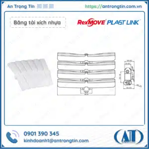 Băng tải xích nhựa RexMOVE RM140 RM175