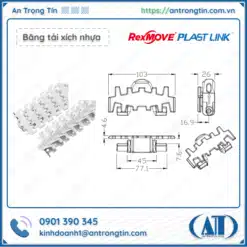 Băng tải xích nhựa RexMOVE RM140 RM175