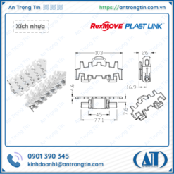 Xích nhựa RexMOVE Plast Link RM83 RM140 RM295
