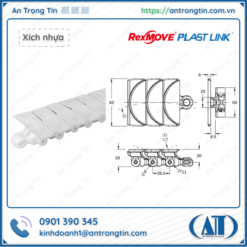 Xích nhựa RexMOVE Plast Link RM83 RM140 RM295