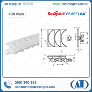 Xích nhựa RexMOVE Plast Link RM83 RM140 RM295