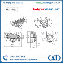 Xích nhựa RexMOVE Plast Link RM83 RM140 RM295
