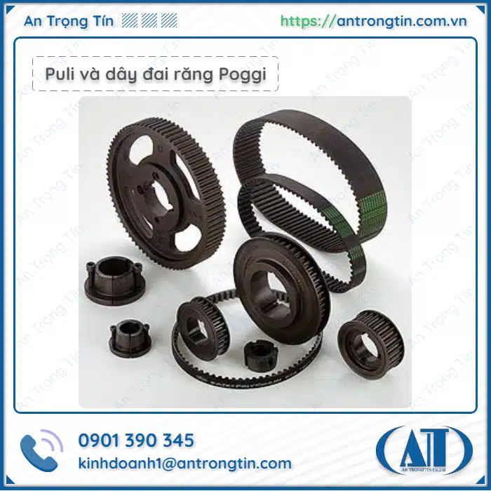 Puli và dây đai răng Poggi HTD RPP Tutmove Puli và dây đai răng Poggi HTD RPP Tutmove